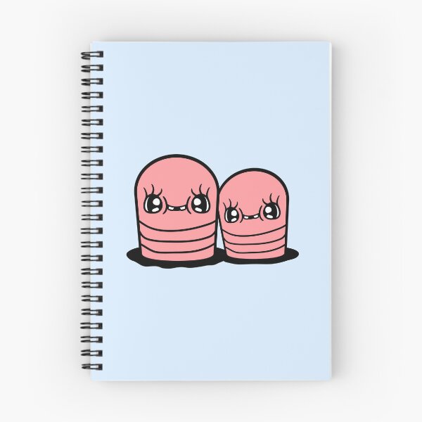 Item preview, 2 Worm Couple Love Friends Cute Team Ground Hole designed and sold by shirt-o-mat.