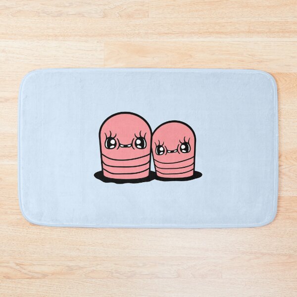 Item preview, 2 Worm Couple Love Friends Cute Team Ground Hole designed and sold by shirt-o-mat.