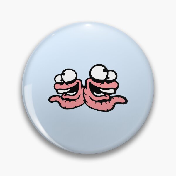 Item preview, 2 Worm Crazy Team Friends Weird Happy Fun Grimace designed and sold by shirt-o-mat.