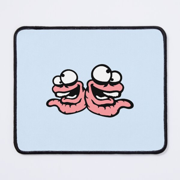 Item preview, 2 Worm Crazy Team Friends Weird Happy Fun Grimace designed and sold by shirt-o-mat.