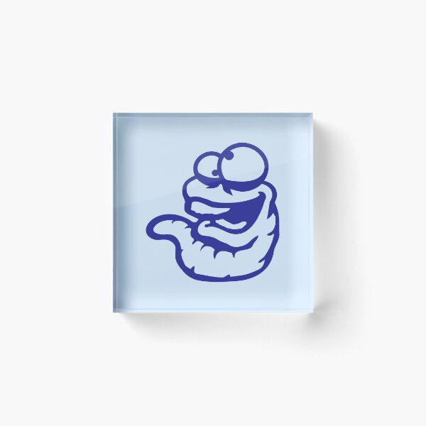 Item preview, Worm Crazy Weird Happy Fun Grimace Squint Eyes designed and sold by shirt-o-mat.