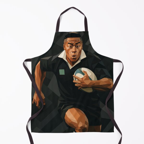 Item preview, Jonah Lomu New Zealand Rugby Icon Vector Art designed and sold by kakarikihill.