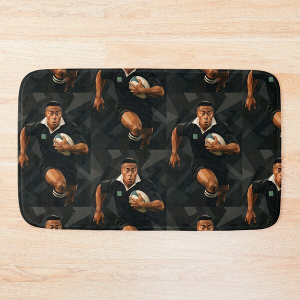 Item preview, Jonah Lomu New Zealand Rugby Icon Vector Art designed and sold by kakarikihill.