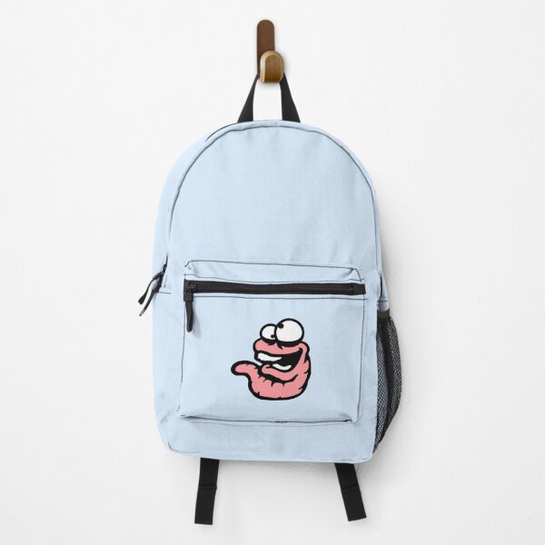 Item preview, Worm Crazy Weird Happy Fun Grimace Squint Eyes designed and sold by shirt-o-mat.