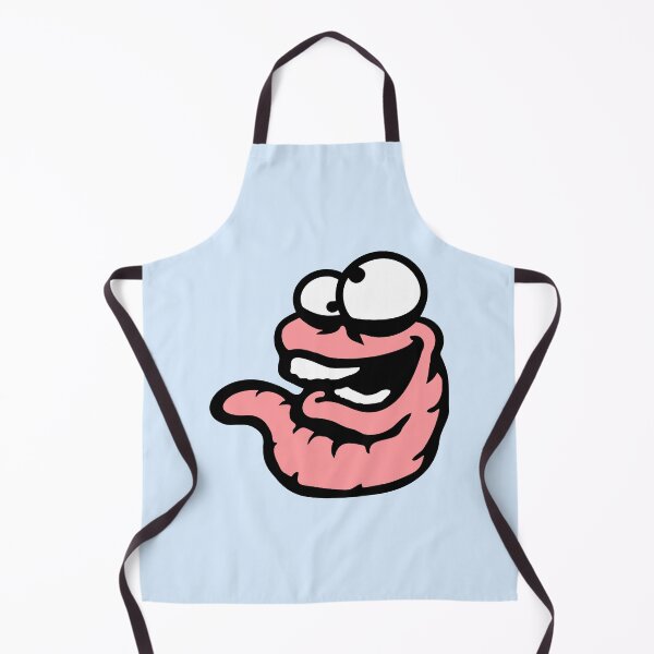 Item preview, Worm Crazy Weird Happy Fun Grimace Squint Eyes designed and sold by shirt-o-mat.