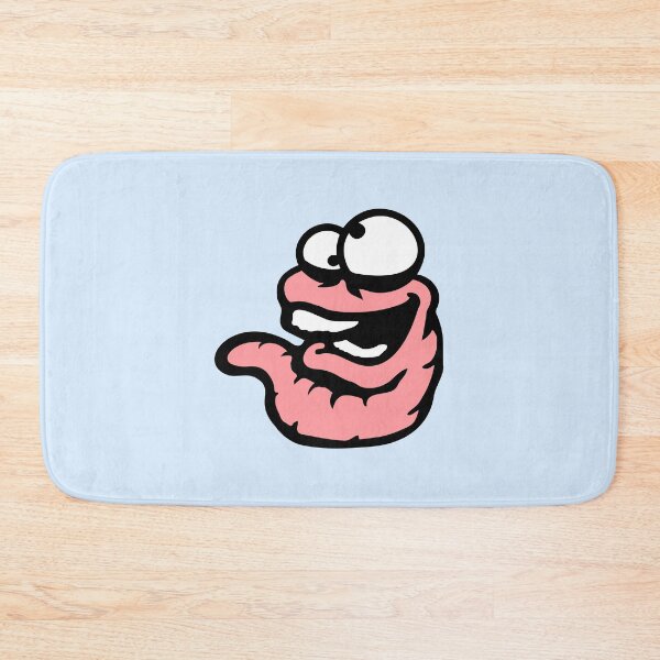 Item preview, Worm Crazy Weird Happy Fun Grimace Squint Eyes designed and sold by shirt-o-mat.