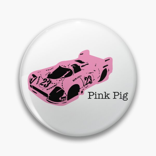 Item preview, Pink Pig, Porsche Race Car, 917, original art designed and sold by Cary Brüecher.
