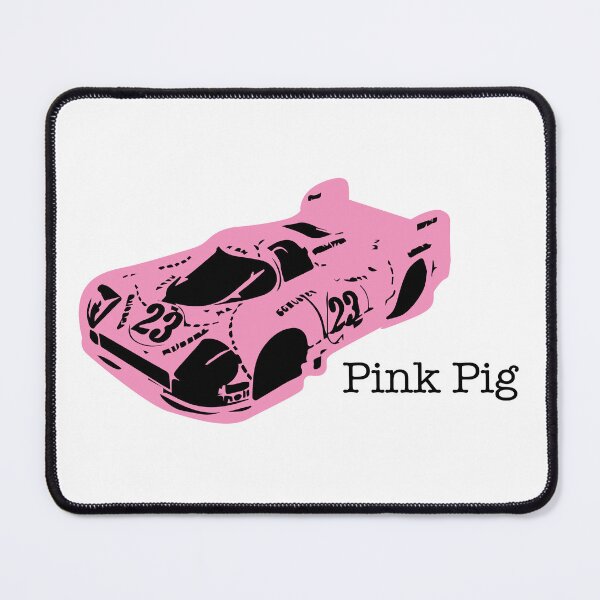 Item preview, Pink Pig, Porsche Race Car, 917, original art designed and sold by Cary Brüecher.