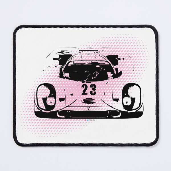 Item preview, Porsche, pink race car, 917, pink super car,original art designed and sold by Cary Brüecher.