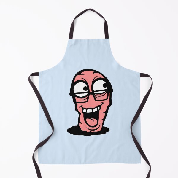 Item preview, Worm Nerd Geek Smart Horn-rimmed Glasses Laugh Fun designed and sold by shirt-o-mat.