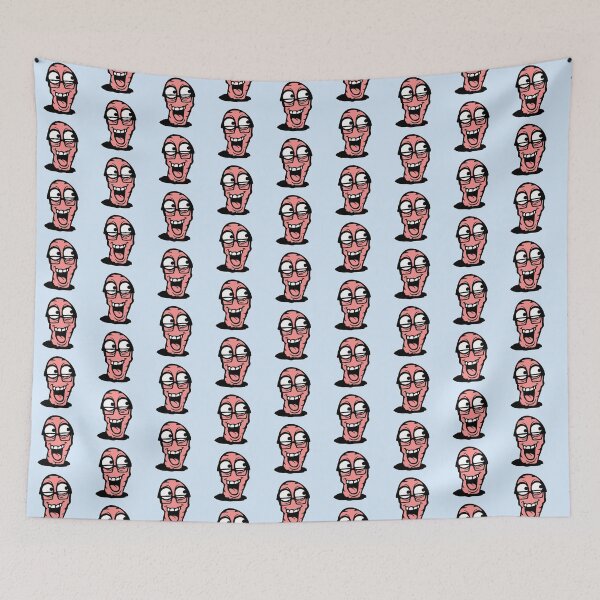 Item preview, Worm Nerd Geek Smart Horn-rimmed Glasses Laugh Fun designed and sold by shirt-o-mat.