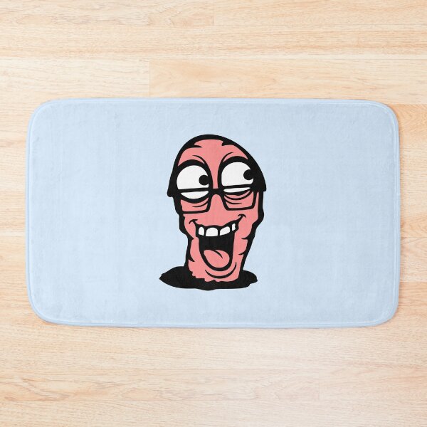 Item preview, Worm Nerd Geek Smart Horn-rimmed Glasses Laugh Fun designed and sold by shirt-o-mat.