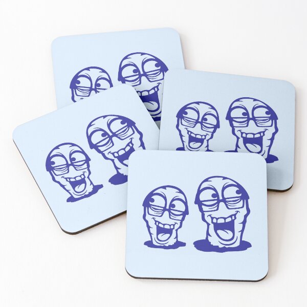 Item preview, 2 Worm Nerd Geek Friends Smart Horn-rimmed Glasses Team designed and sold by shirt-o-mat.