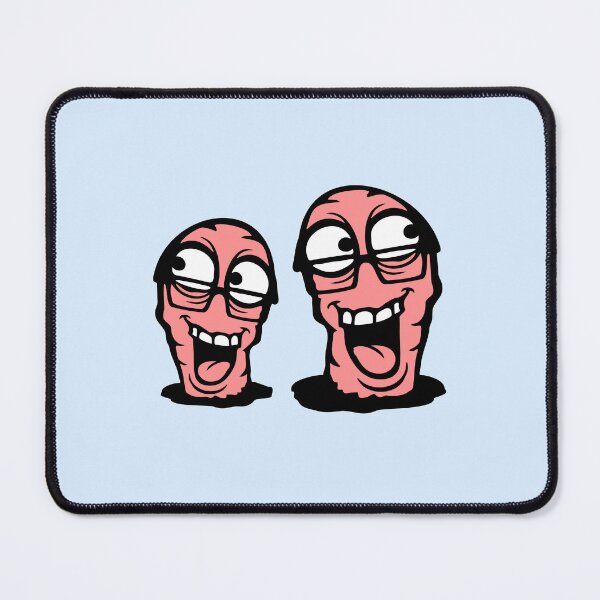 Item preview, 2 Worm Nerd Geek Friends Smart Horn-rimmed Glasses Team designed and sold by shirt-o-mat.