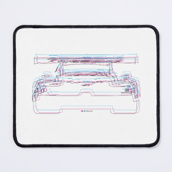 Item preview, porsche,winged RSR,wide body, 911,line drawing designed and sold by Cary Brüecher.