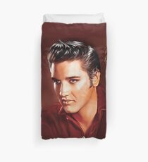 Elvis Presley Illustration The all time greatest hits. Duvet Cover
