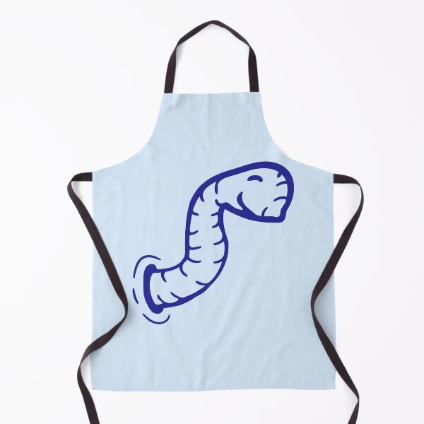 Item preview, Worm Wormhole Side Hole Happy Cute Comic Smile designed and sold by shirt-o-mat.
