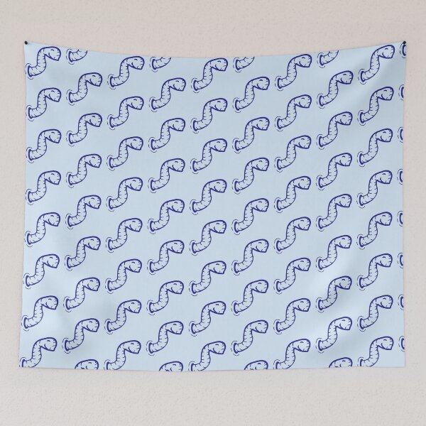 Item preview, Worm Wormhole Side Hole Happy Cute Comic Smile designed and sold by shirt-o-mat.