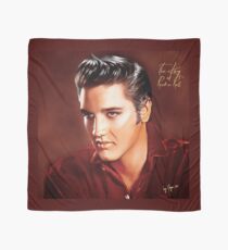 Elvis Presley Illustration The all time greatest hits. Scarf