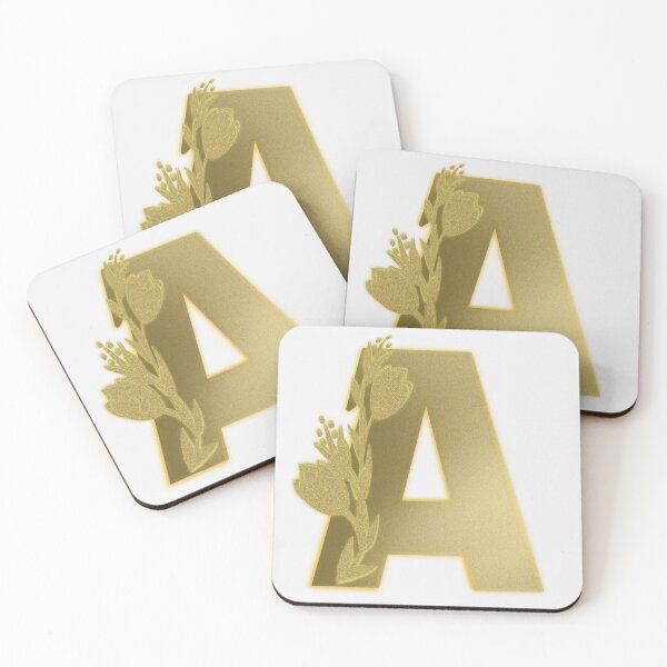Item preview, Copy of Yellow Gold LETTER A and TULIP FLOWER  designed and sold by PJAcreations.
