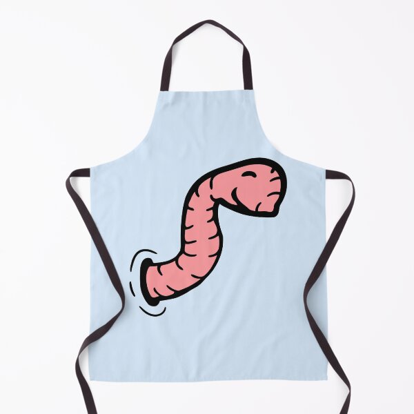 Item preview, Worm Wormhole Side Hole Happy Cute Comic Smile designed and sold by shirt-o-mat.