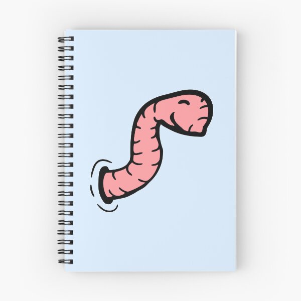 Item preview, Worm Wormhole Side Hole Happy Cute Comic Smile designed and sold by shirt-o-mat.