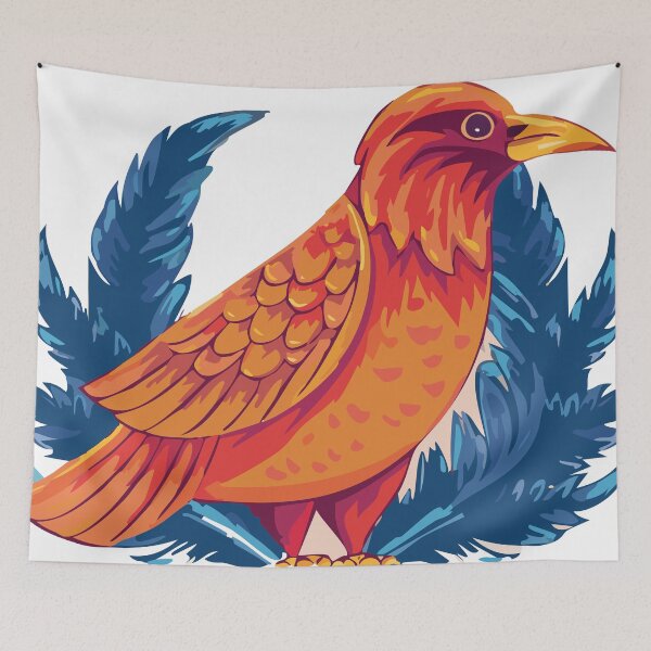 Item preview, Mythical Phoenix Bird T-Shirt – Rising Fire & Freedom Design designed and sold by nzmsoft.