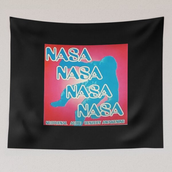 Item preview, NASA Spaceman 90s NYC Club Flyer designed and sold by 1LuckyLuna3.