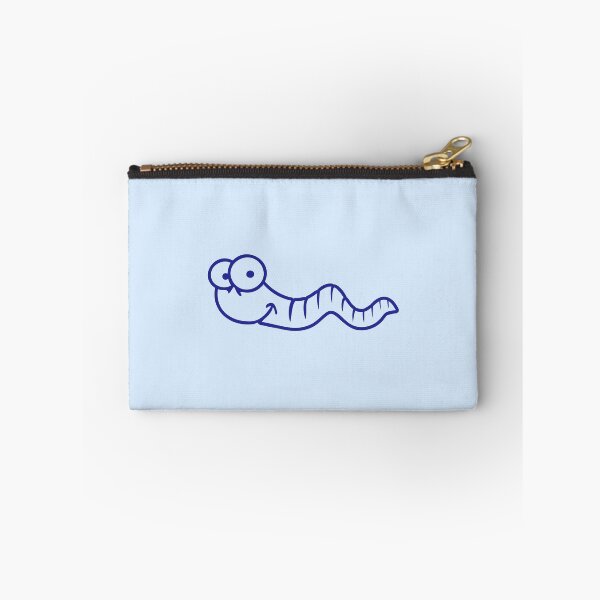 Item preview, Worm Little Funny Crawling Happy Smile Comic Drawing designed and sold by shirt-o-mat.