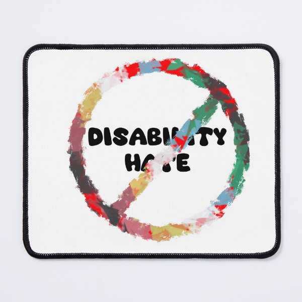 Item preview, No disability hate flag designed and sold by LaurenEhretArt.