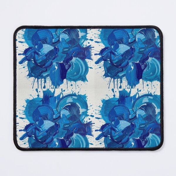 Item preview, Abstract blue waves volume #1 designed and sold by AIARTUNIVERSE.