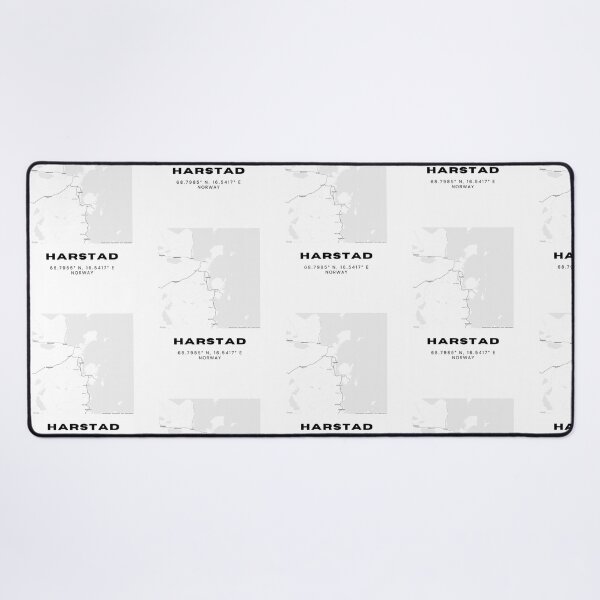 Item preview, Harstad Minimalist Map – Northern Norway Poster designed and sold by RM-Journey.