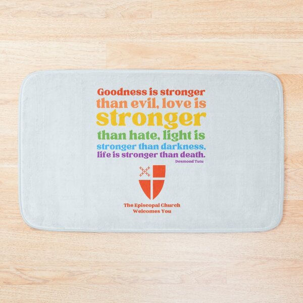 Item preview, Goodness is stronger than evil designed and sold by Canterbury Episcopal Campus Ministry at Texas Tech University .