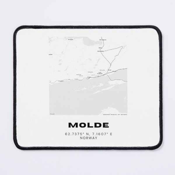Item preview, Molde City Map – Norwegian Coastal Elegance designed and sold by RM-Journey.