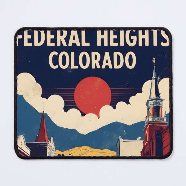 Item preview, Federal Heights Colorado USA Vintage Travel Tourism designed and sold by TravelersGems.