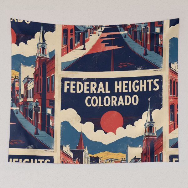 Item preview, Federal Heights Colorado USA Vintage Travel Tourism  designed and sold by TravelersGems.