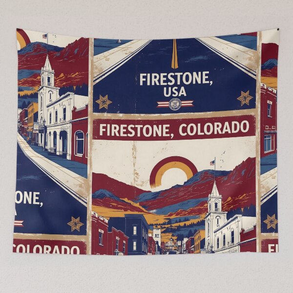 Item preview, Firestone Colorado USA Vintage Travel Tourism  designed and sold by TravelersGems.
