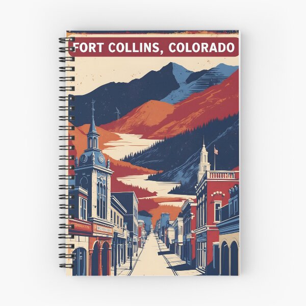 Item preview, Fort Collins Colorado USA Vintage Travel Tourism  designed and sold by TravelersGems.