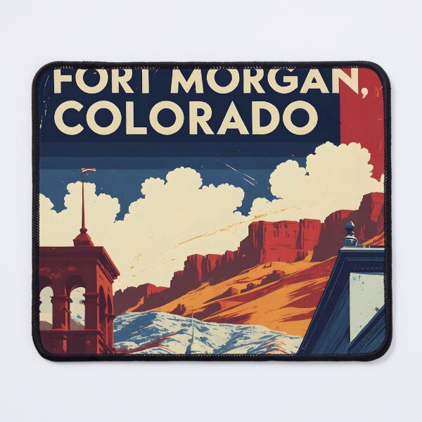 Item preview, Fort Morgan Colorado USA Vintage Travel Tourism designed and sold by TravelersGems.