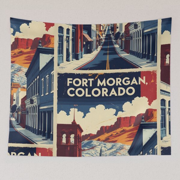 Item preview, Fort Morgan Colorado USA Vintage Travel Tourism  designed and sold by TravelersGems.
