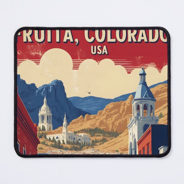 Item preview, Fruita Colorado USA Vintage Travel Tourism designed and sold by TravelersGems.