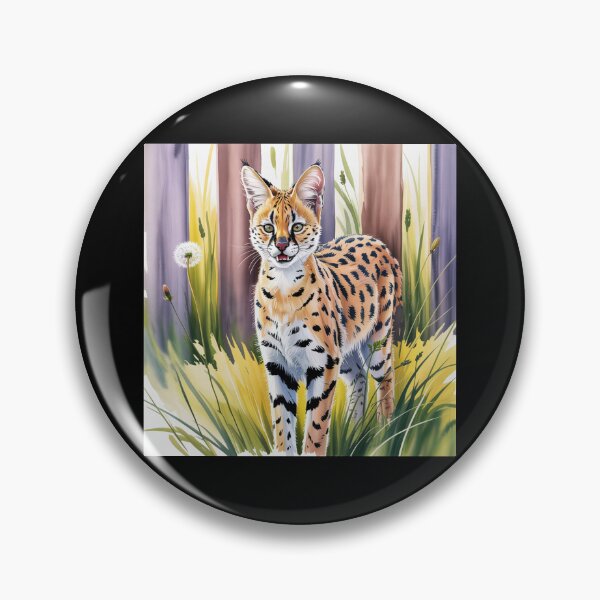 Item preview, African Serval designed and sold by theartfulaspie.