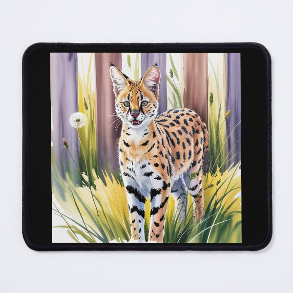 Item preview, African Serval designed and sold by theartfulaspie.