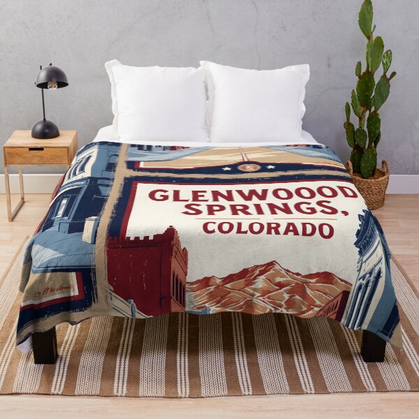 Item preview, Glenwood Springs Colorado USA Vintage Travel Tourism  designed and sold by TravelersGems.