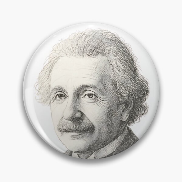 Item preview, Genius at Work: Albert Einstein Sketch designed and sold by jglobal360.