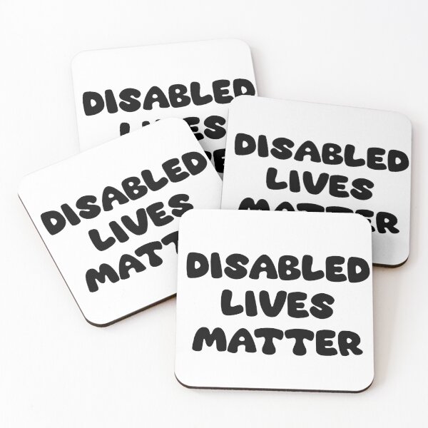 Artikelvorschau, Disabled Lives Matter schwarz entworfen und verkauft von LaurenEhretArt.