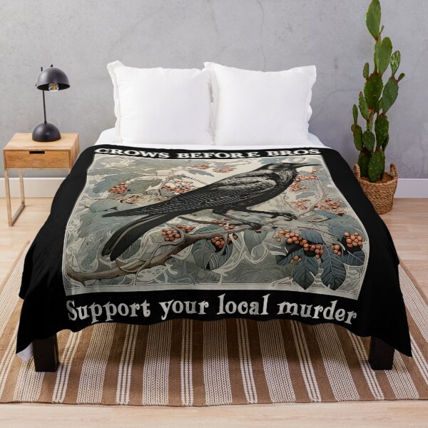 Item preview, Crows Before Bros Support Your Local Murder designed and sold by SHOPATOR.