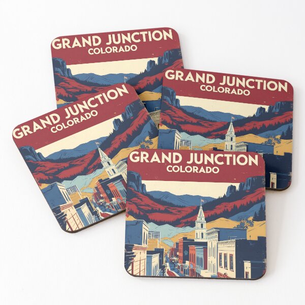 Item preview, Grand Junction Colorado USA Vintage Travel Tourism  designed and sold by TravelersGems.