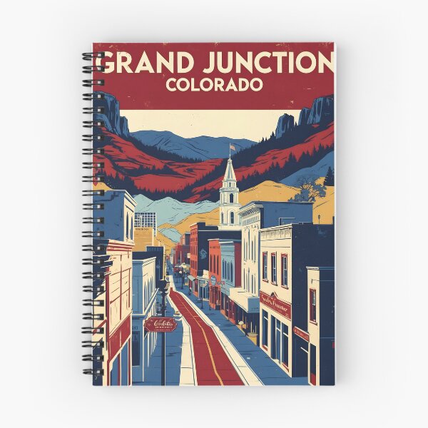 Item preview, Grand Junction Colorado USA Vintage Travel Tourism  designed and sold by TravelersGems.