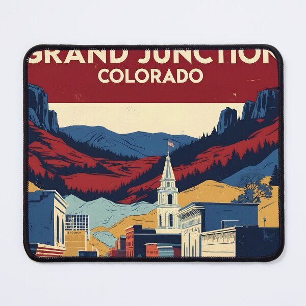 Item preview, Grand Junction Colorado USA Vintage Travel Tourism  designed and sold by TravelersGems.
